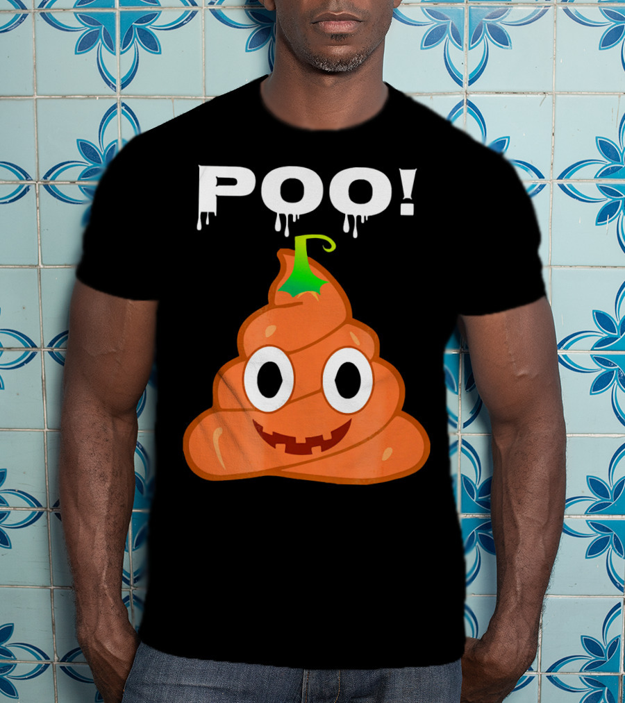 Poo Halloween Pumpkin Boo Fun T-Shirt