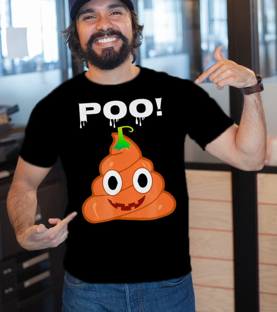 Poo Halloween Pumpkin Boo Fun T-Shirt