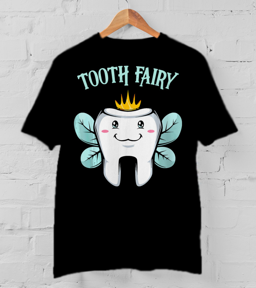 Tooth Fairy Crowned Fantasy Halloween Costume T-Shirt