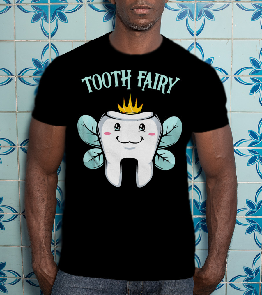 Tooth Fairy Crowned Fantasy Halloween Costume T-Shirt