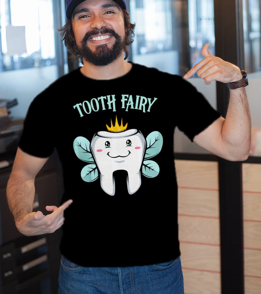 Tooth Fairy Crowned Fantasy Halloween Costume T-Shirt