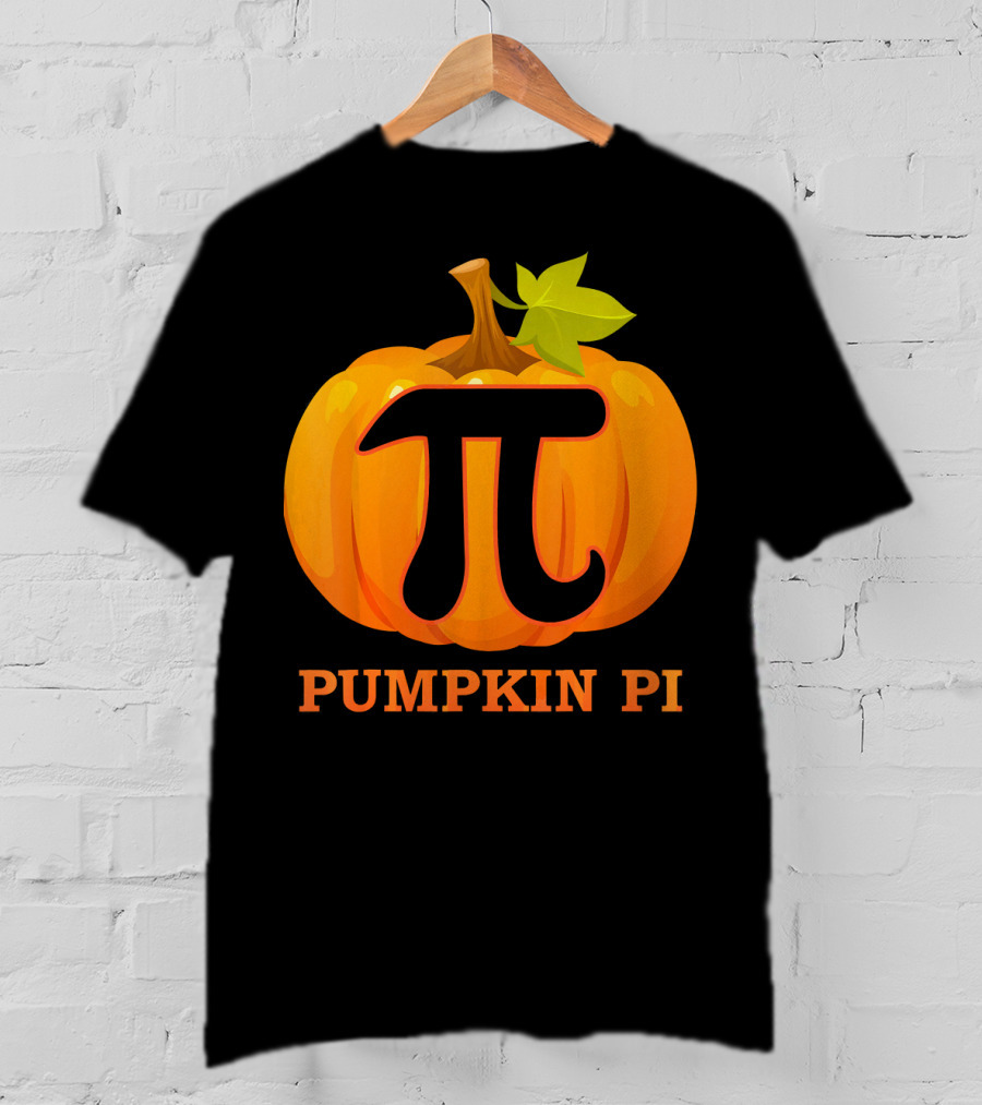 Pumpkin Pi Halloween Costume Math Pie T-Shirt