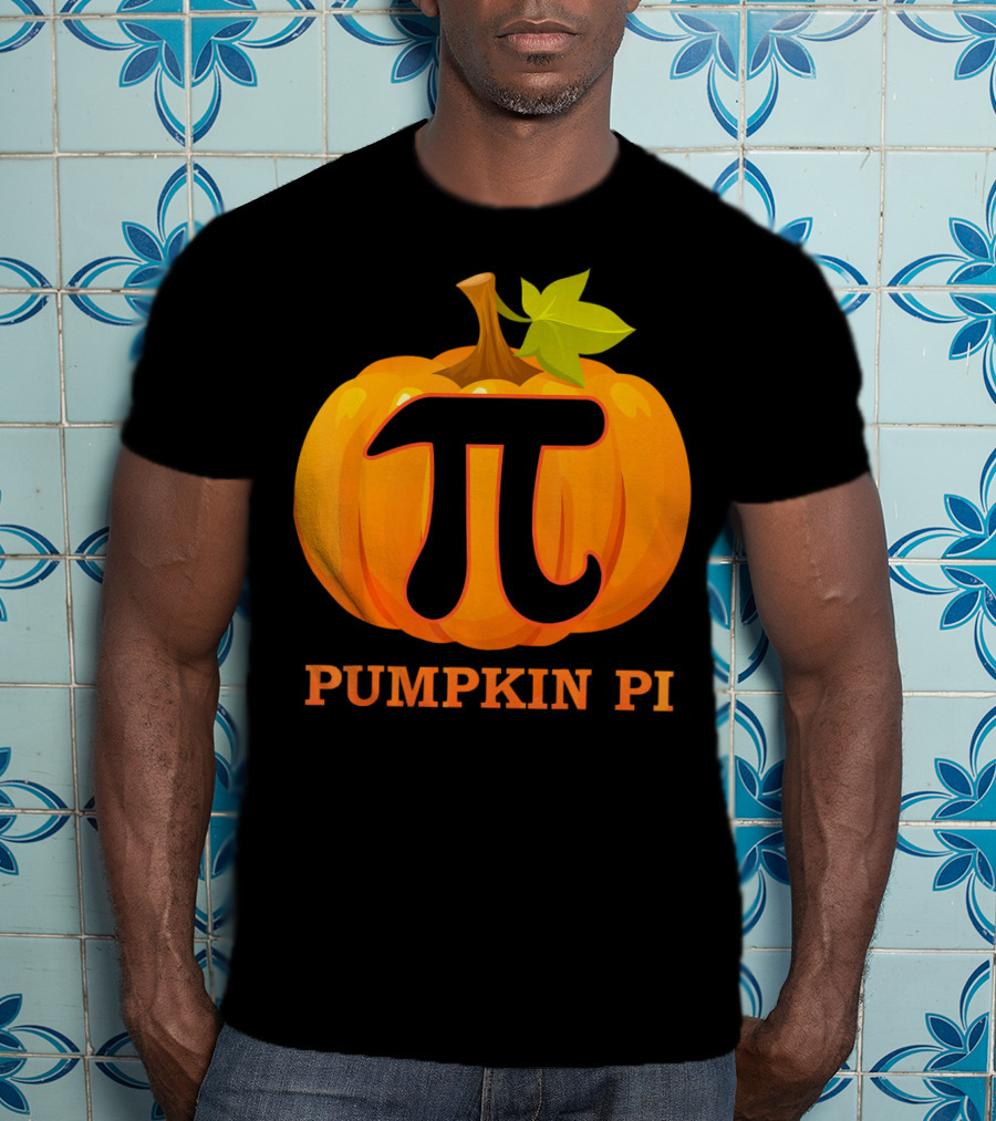 Pumpkin Pi Halloween Costume Math Pie T-Shirt