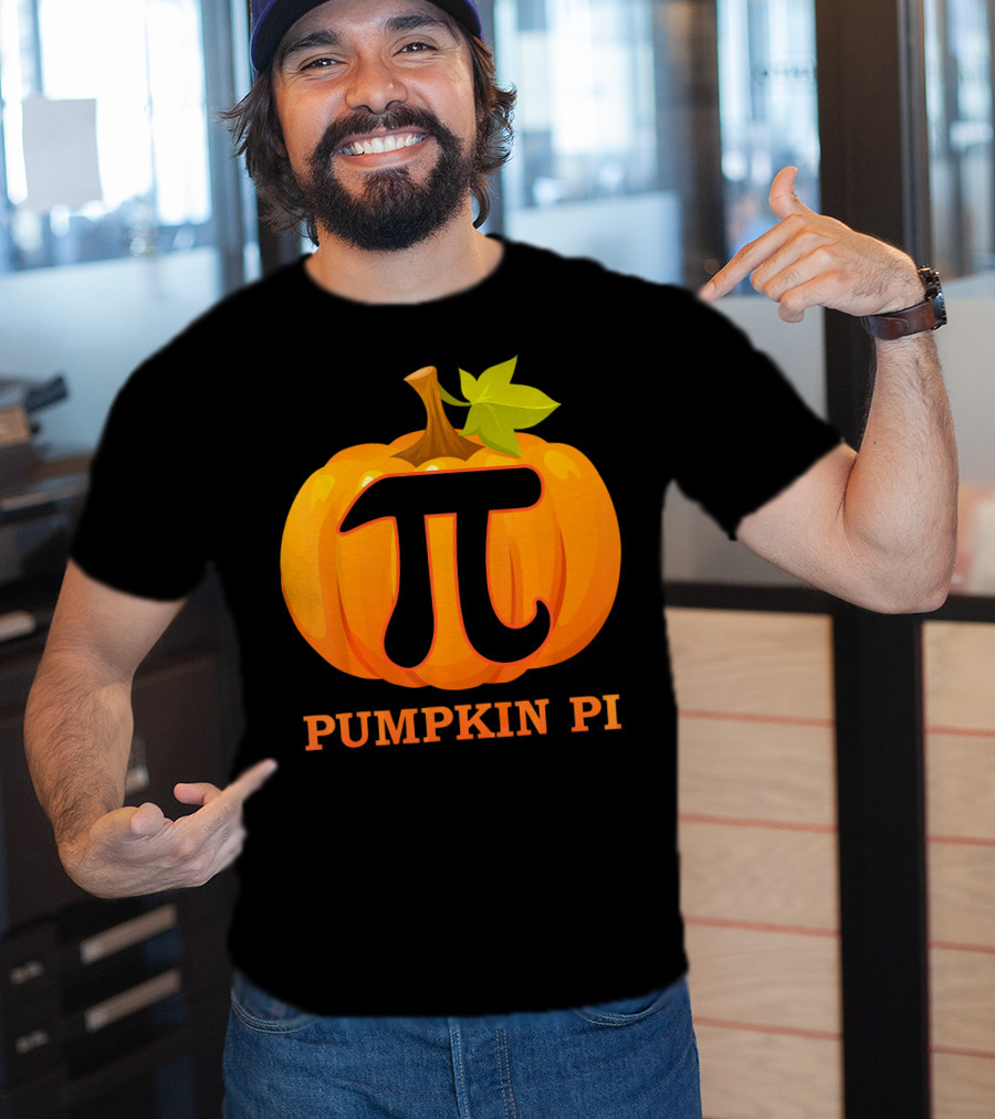 Pumpkin Pi Halloween Costume Math Pie T-Shirt