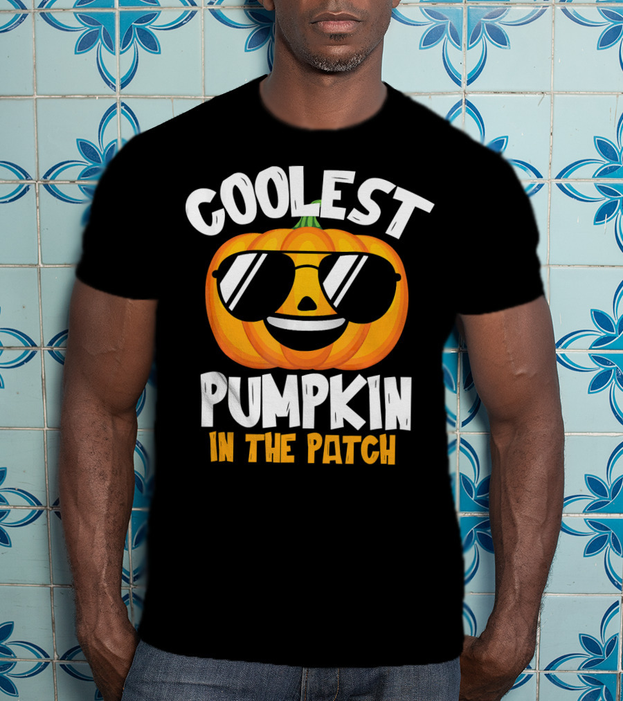 Coolest Pumpkin In The Patch Halloween Boys T-Shirt