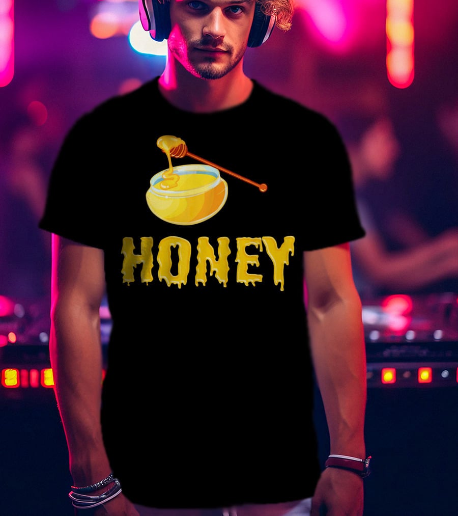 Honeypot Honey Dripping From Golden Jar T-Shirt