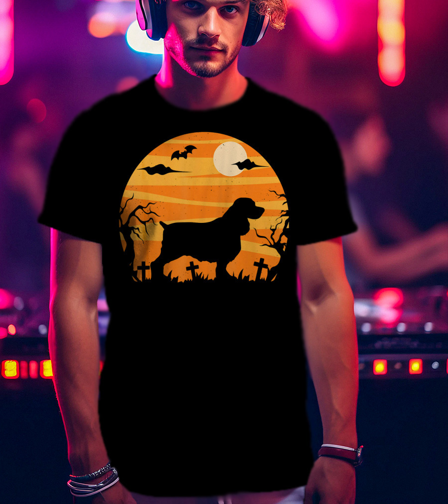 Halloween Night English Springer Spaniel T-Shirt