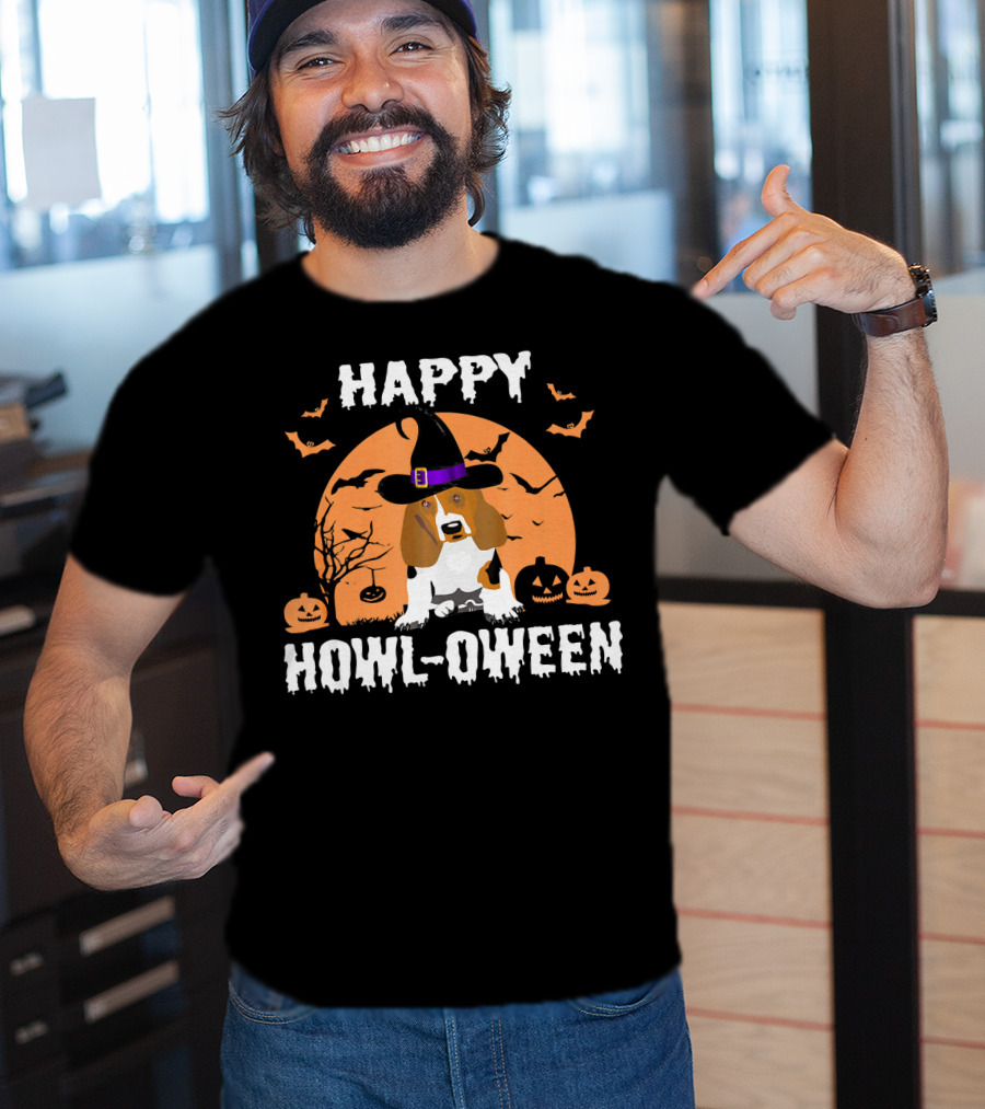 Happy Howl-Oween Beagle Halloween T-Shirt