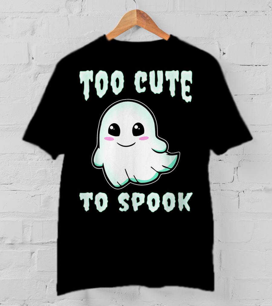 Too Cute To Spook Ghost Charm T-Shirt