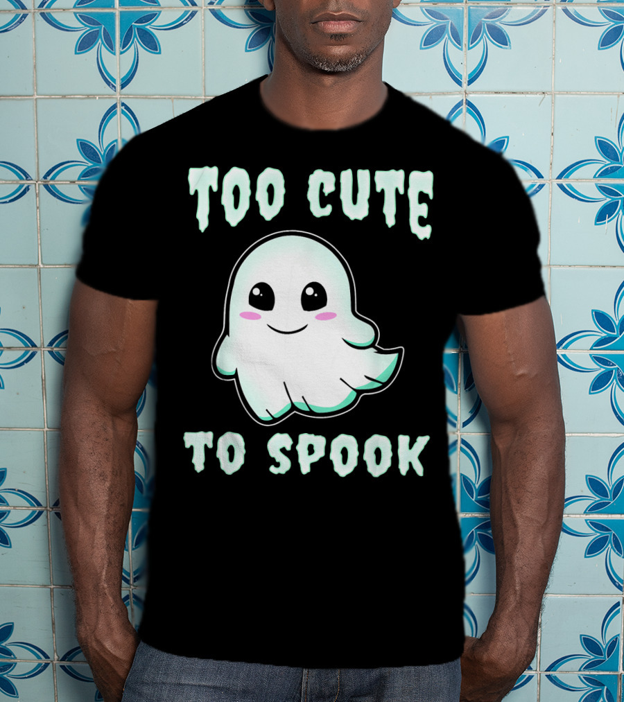 Too Cute To Spook Ghost Charm T-Shirt