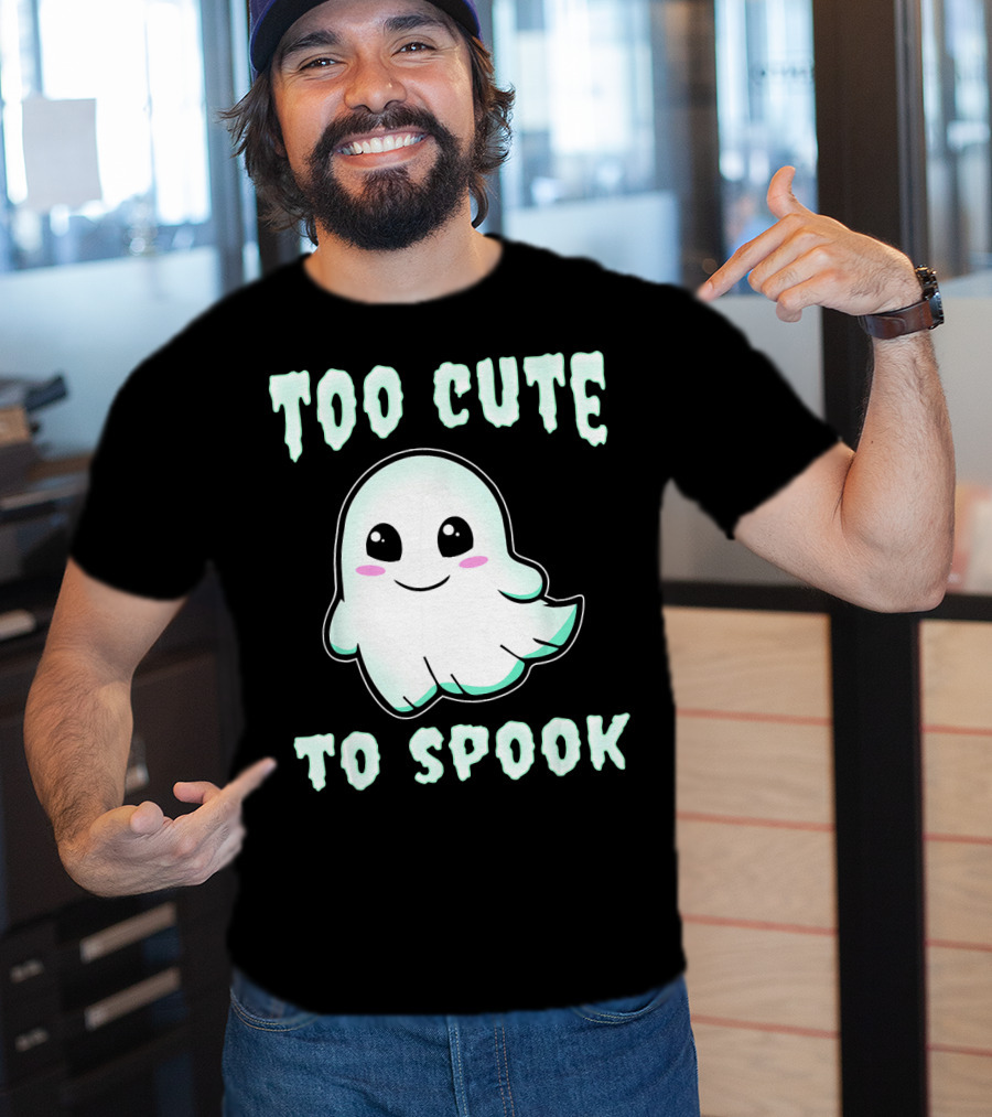 Too Cute To Spook Ghost Charm T-Shirt