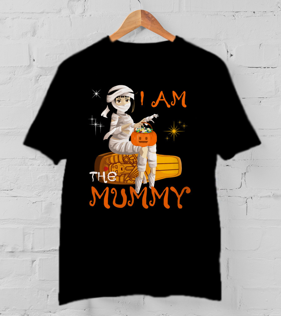 I Am The Mummy Halloween Night Costume Tri T-Shirt