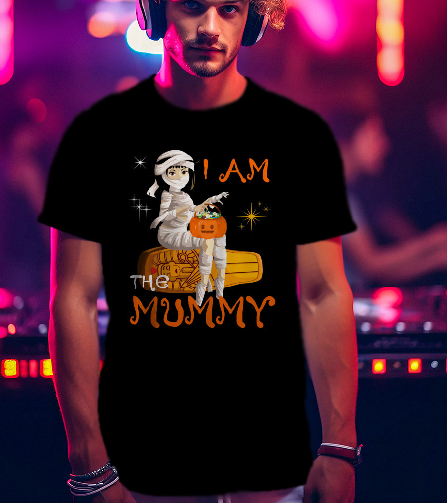 I Am The Mummy Halloween Night Costume Tri T-Shirt