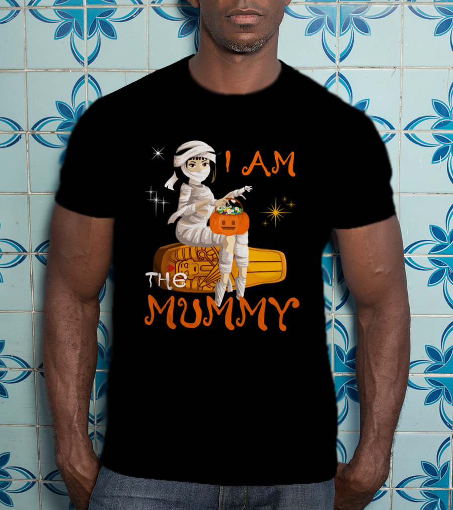 I Am The Mummy Halloween Night Costume Tri T-Shirt