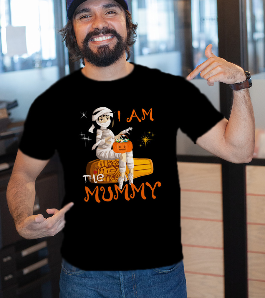 I Am The Mummy Halloween Night Costume Tri T-Shirt