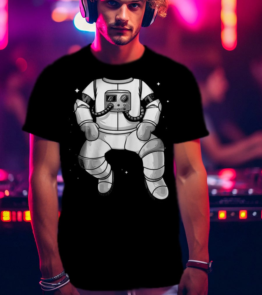 Cool Astronaut Halloween Costume Space Suit Fan T-Shirt