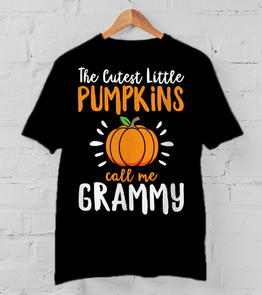 The Cutest Little Pumpkins Call Me Grammy Pumpkin T-Shirt