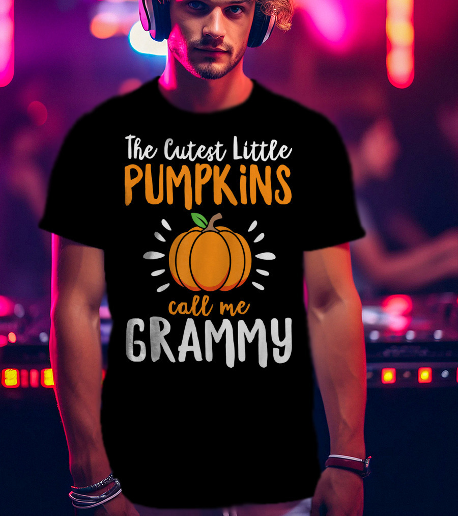 The Cutest Little Pumpkins Call Me Grammy Pumpkin T-Shirt