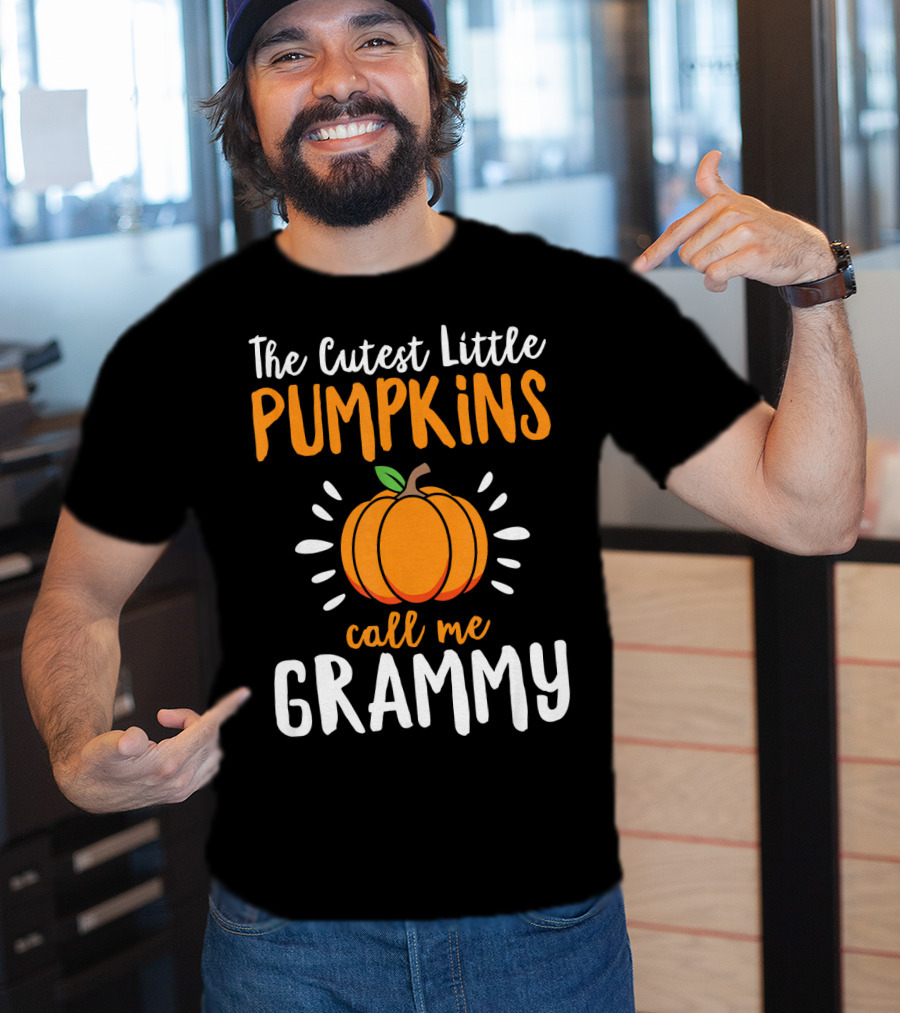The Cutest Little Pumpkins Call Me Grammy Pumpkin T-Shirt