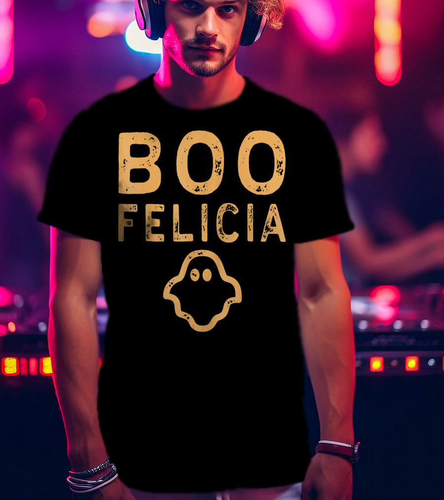 Boo Felicia Halloween Ghost T-Shirt