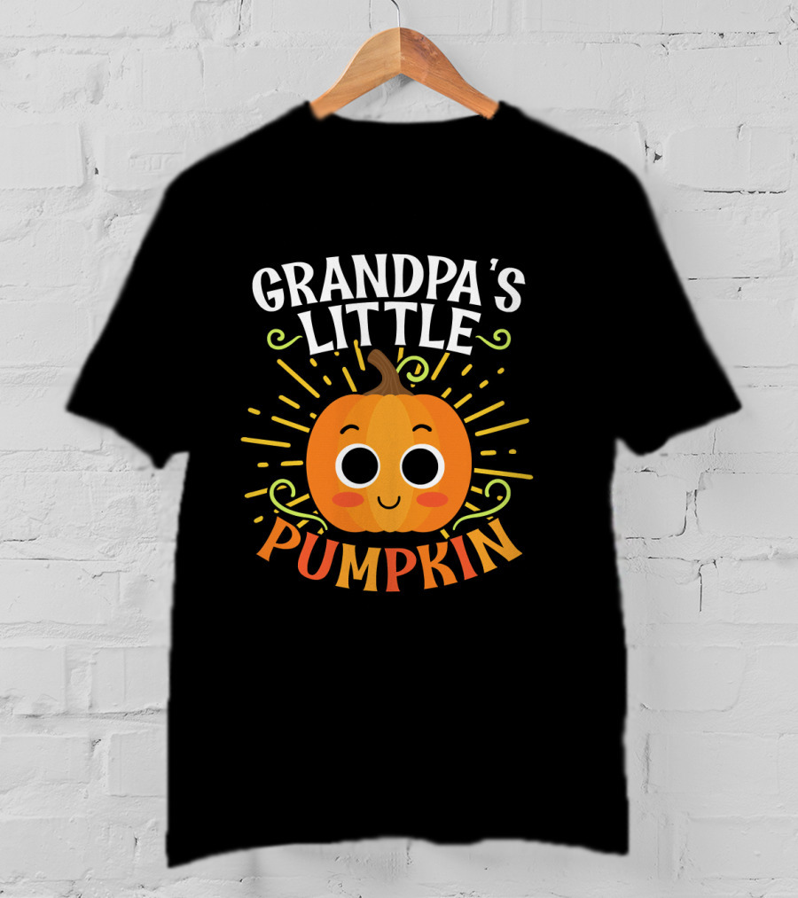 Grandpa's Little Pumpkin Halloween T-Shirt