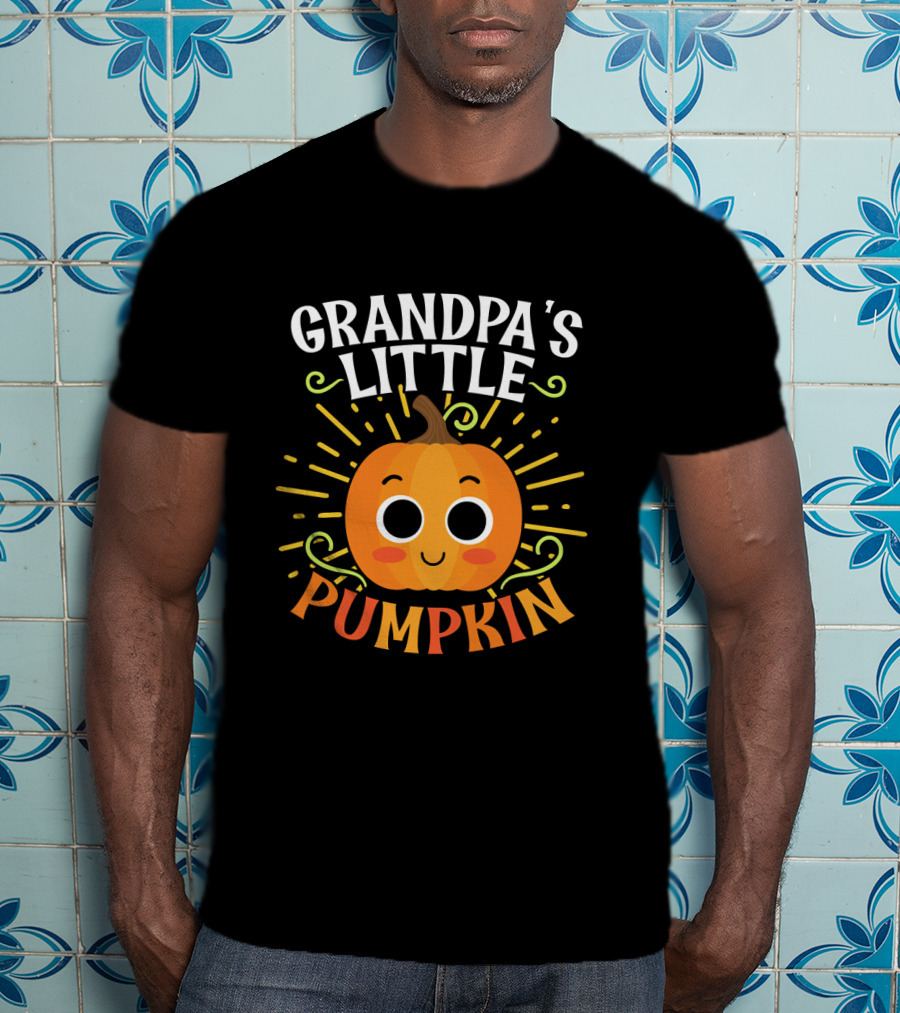 Grandpa's Little Pumpkin Halloween T-Shirt