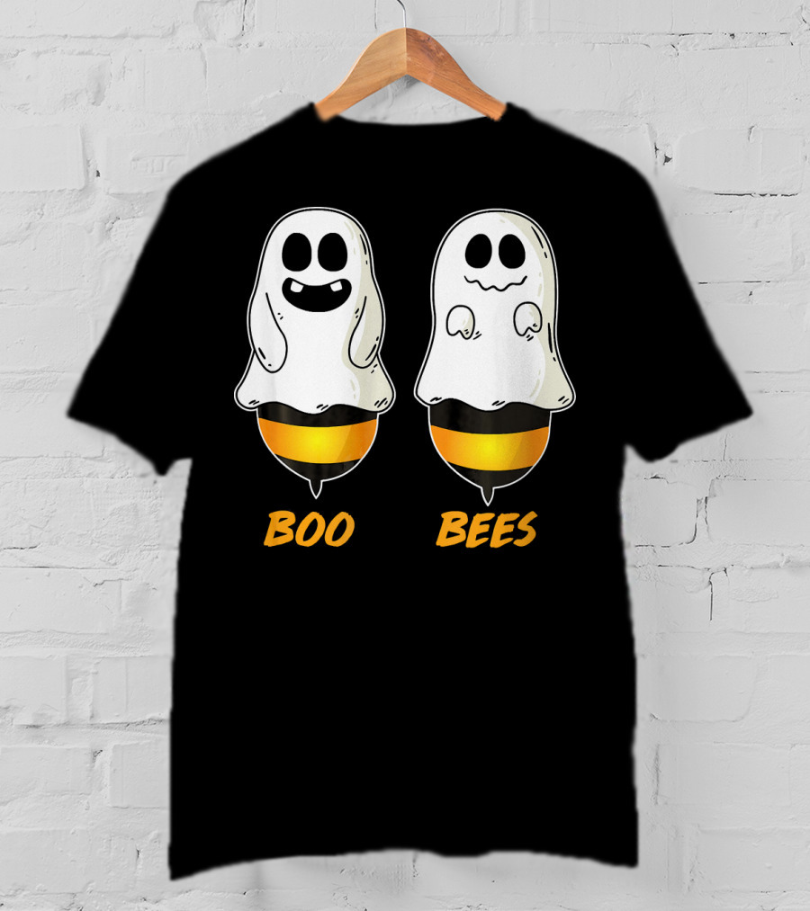 Boo Bees Ghost Halloween Pun T-Shirt