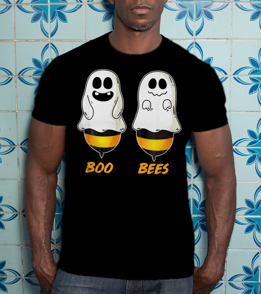 Boo Bees Ghost Halloween Pun T-Shirt