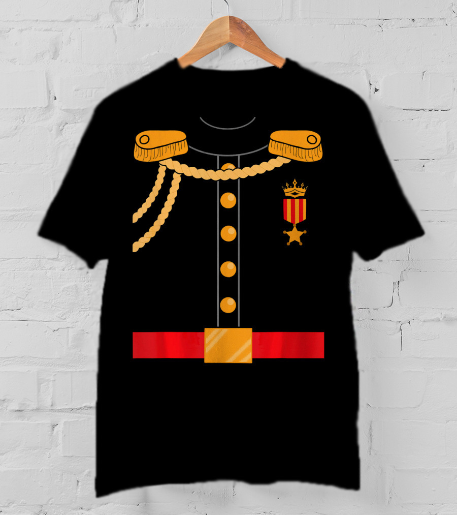 Prince Costume Fairy Tale Royal Prince Regal Jacket Emblem T-Shirt