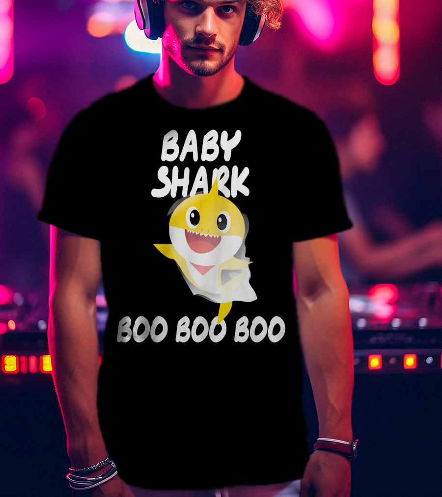 Baby Shark Halloween Boo Boo Boo T-Shirt