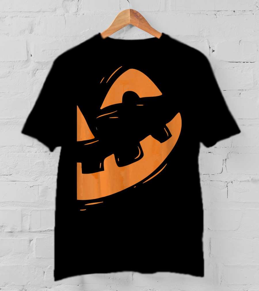 Jack O Lantern Pumpkin Face Halloween Smile T-Shirt