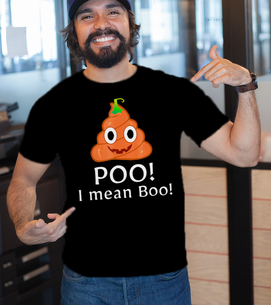 Poo Emoticon I Mean Boo T-Shirt
