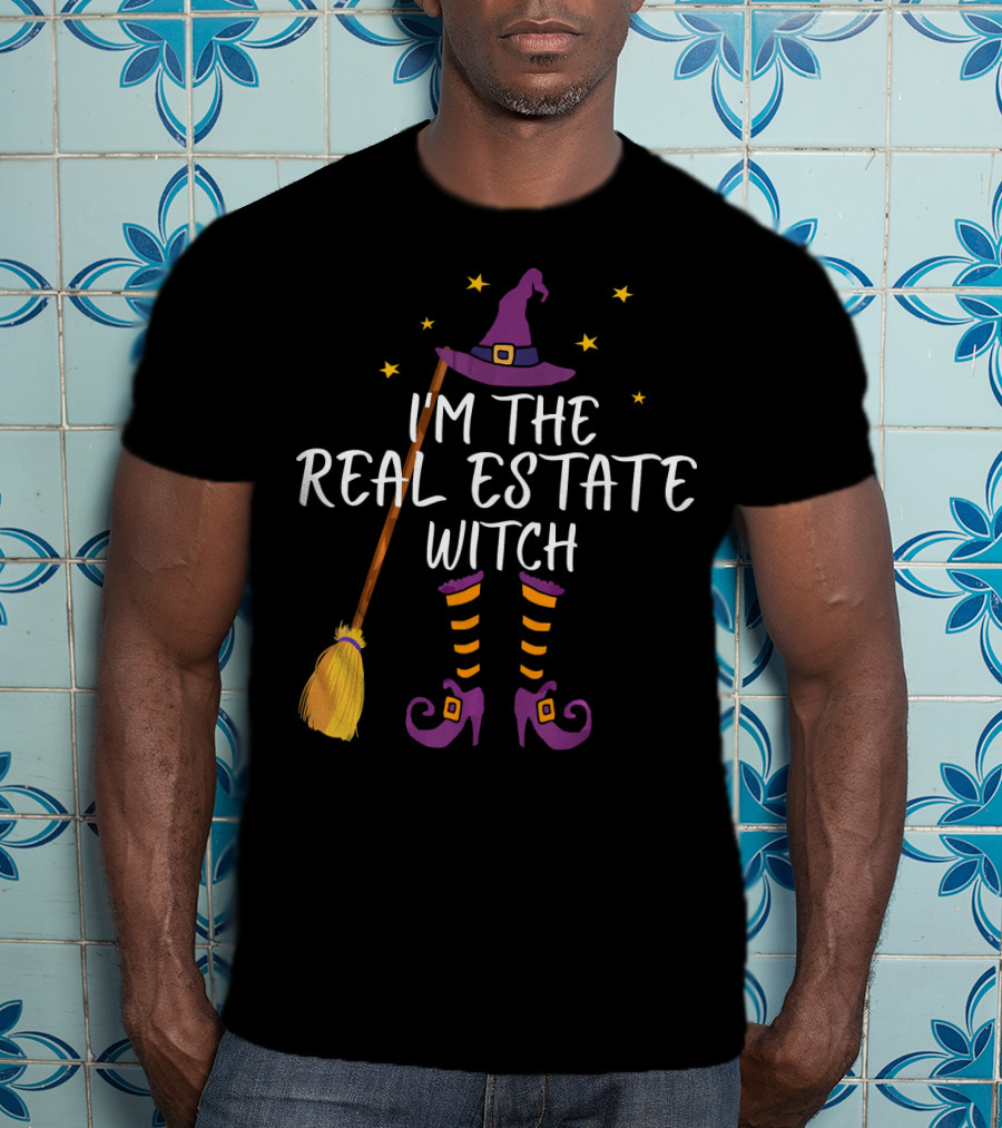 I'm The Real Estate Witch Halloween Realtor T-Shirt