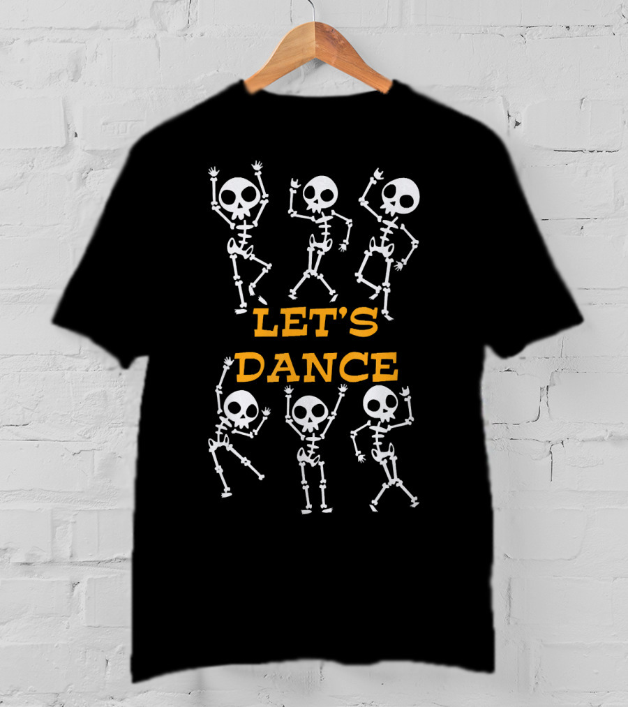 Let's Dance Ghost Skeletons T-Shirt