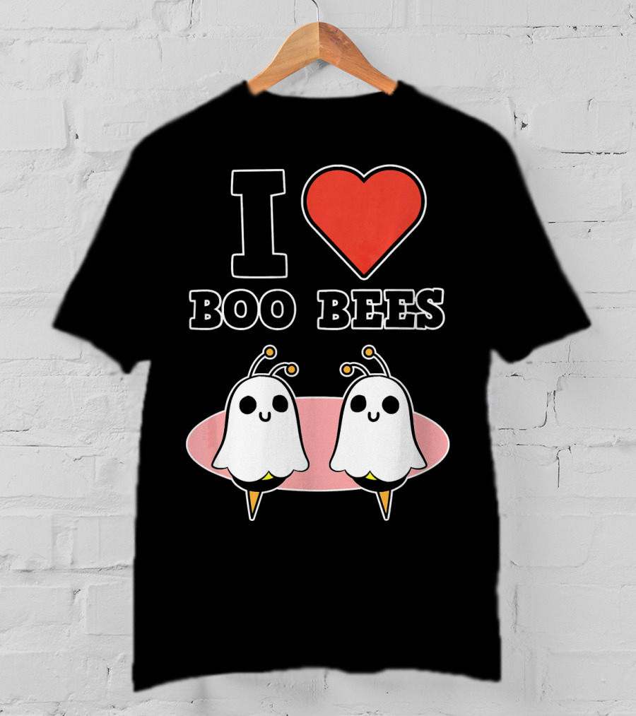 I Love Boo Bees Halloween T-Shirt