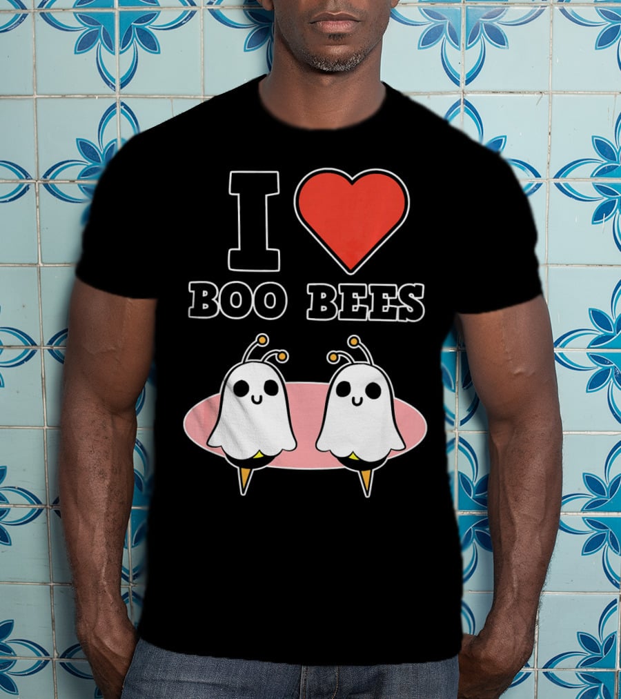 I Love Boo Bees Halloween T-Shirt