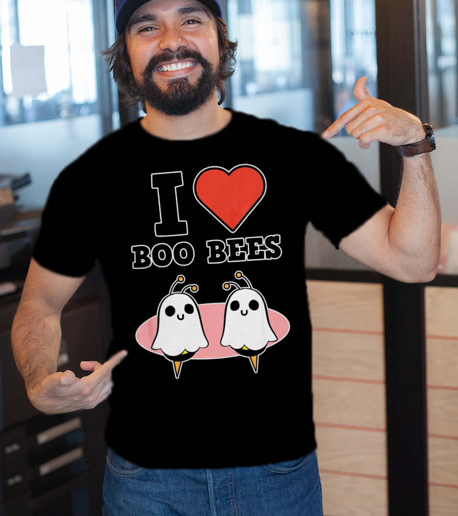 I Love Boo Bees Halloween T-Shirt