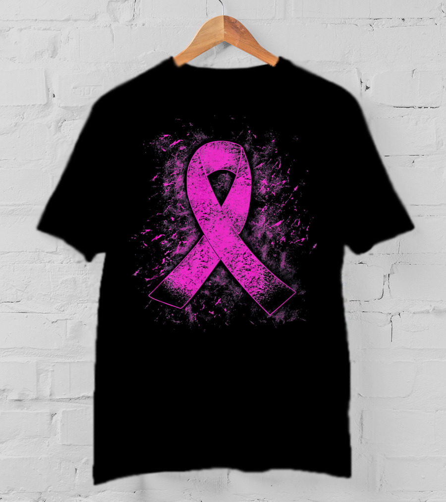 Breast Cancer Awareness Pink Ribbon T-Shirt