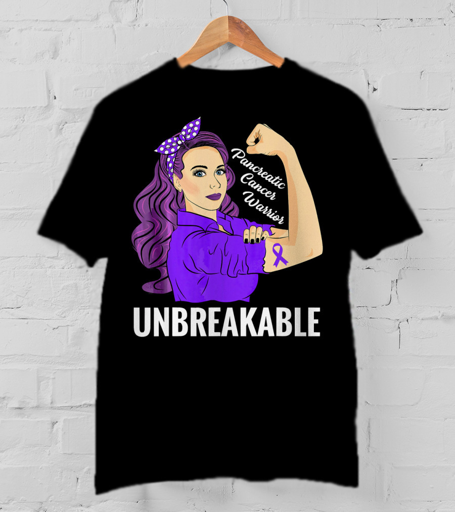 Unbreakable Pancreatic Cancer Warriors T-Shirt