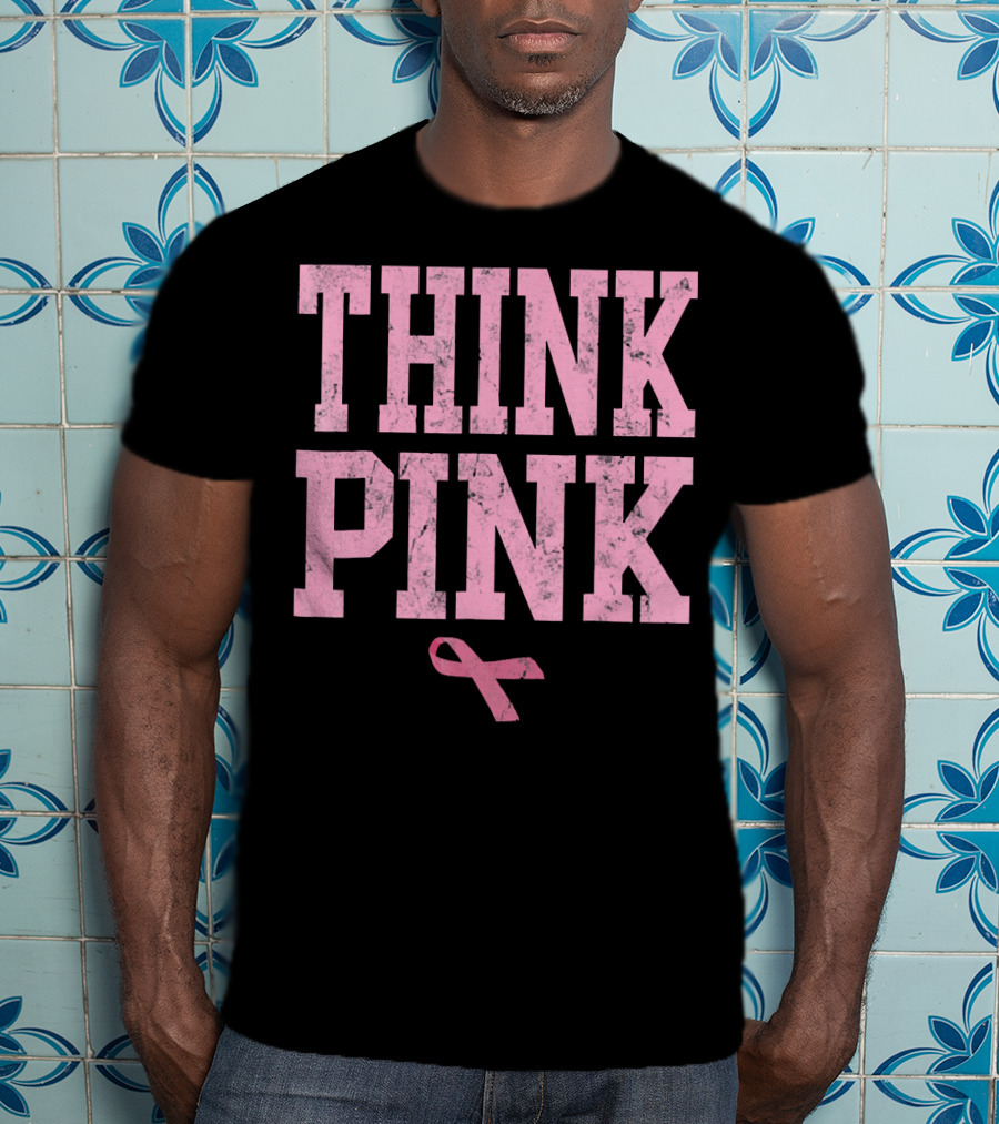 Think Pink Breast Cancer Awareness T-Shirt