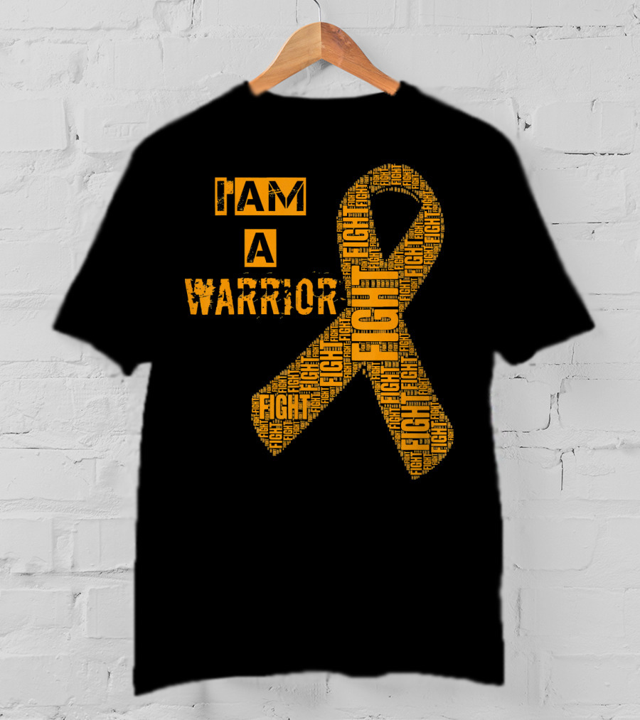 I Am A Warrior Fight Leukemia Cancer Awareness T-Shirt