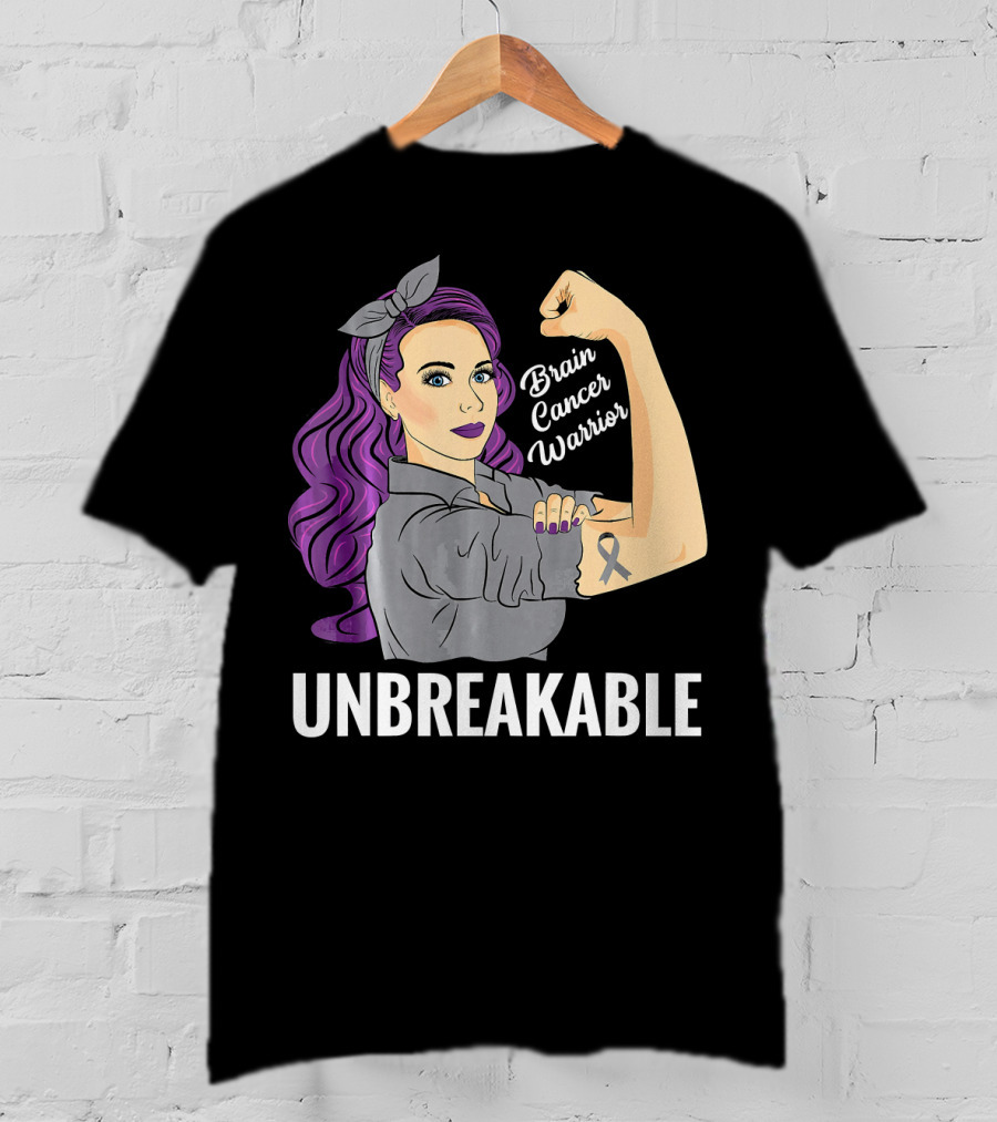 Unbreakable Brain Cancer Warrior T-Shirt