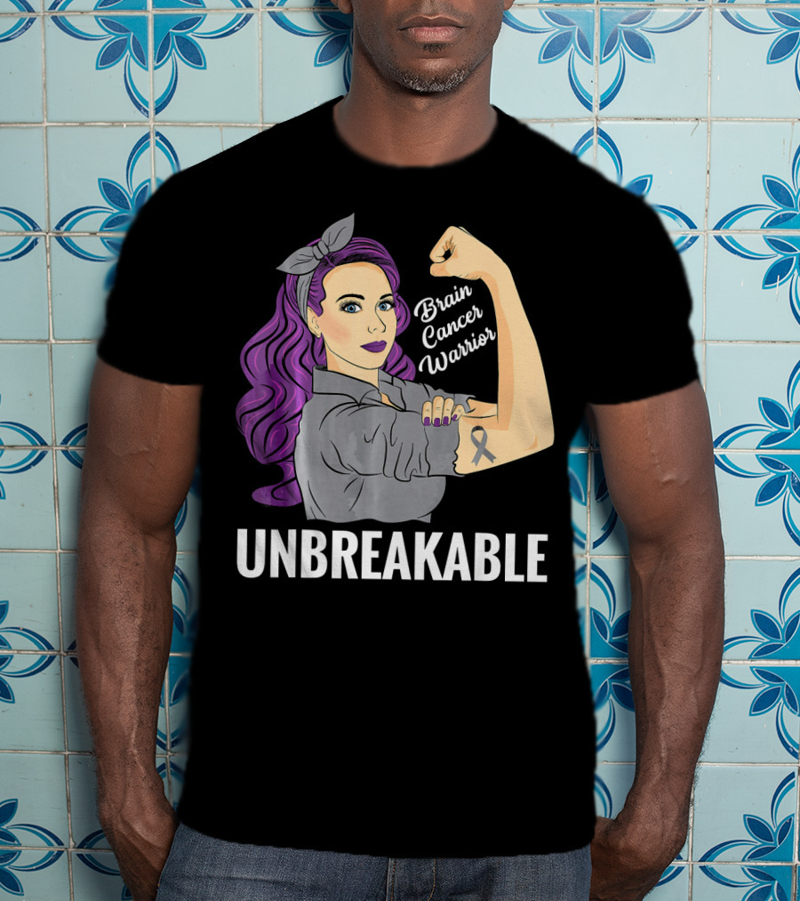 Unbreakable Brain Cancer Warrior T-Shirt
