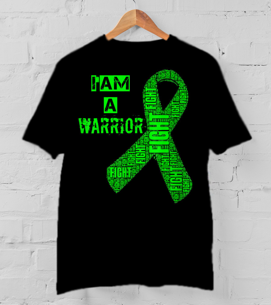 I Am A Warrior Fight Lymphoma Cancer Awareness T-Shirt