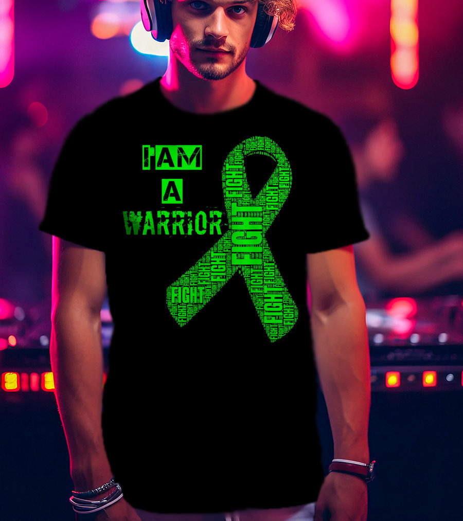 I Am A Warrior Fight Lymphoma Cancer Awareness T-Shirt