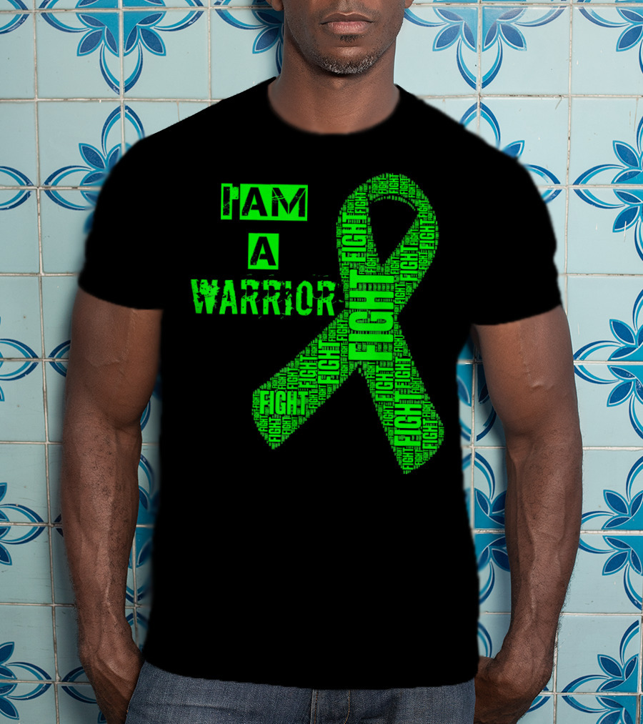 I Am A Warrior Fight Lymphoma Cancer Awareness T-Shirt