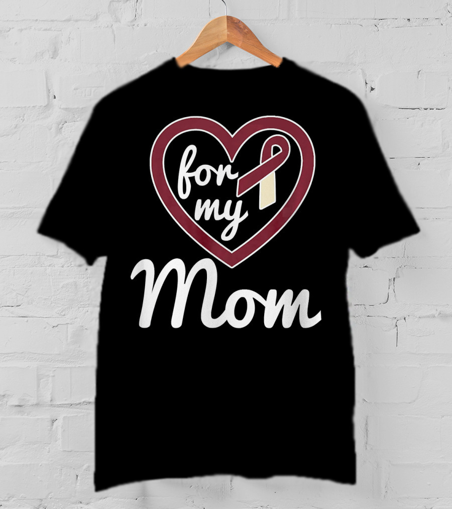 For My Mom Oral Cancer Awareness T-Shirt