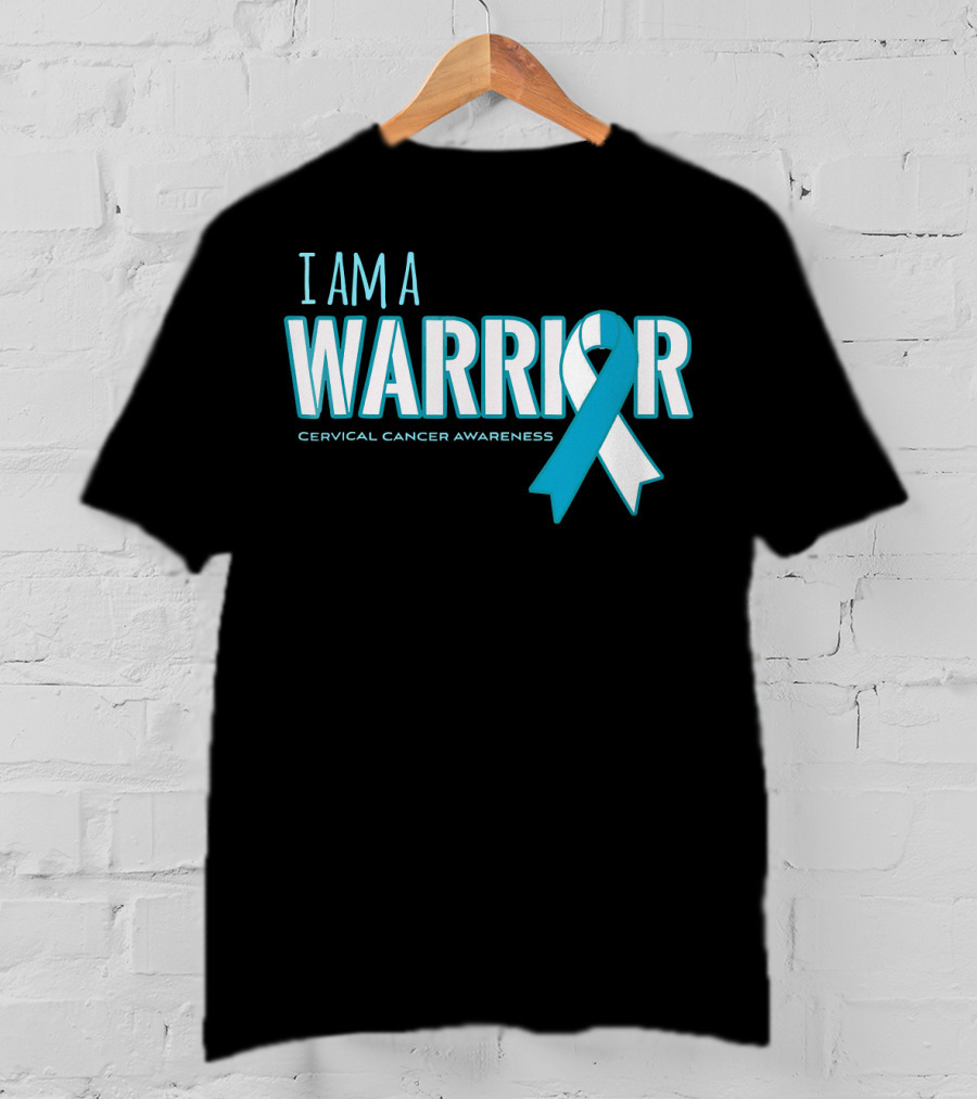 I Am A Warrior Cervical Cancer Awareness T-Shirt