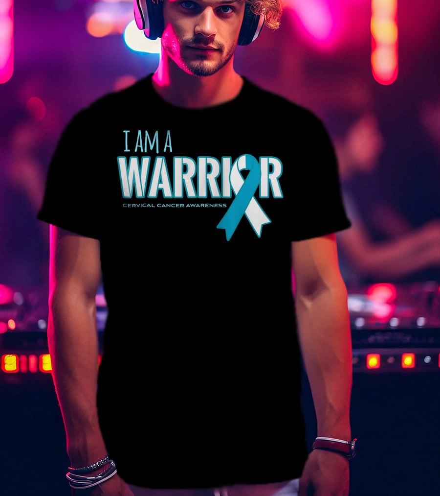 I Am A Warrior Cervical Cancer Awareness T-Shirt