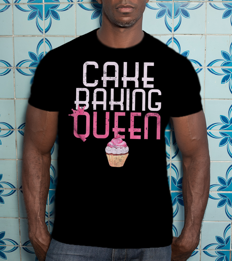 Cake Baking Queen Cupcake T-Shirt